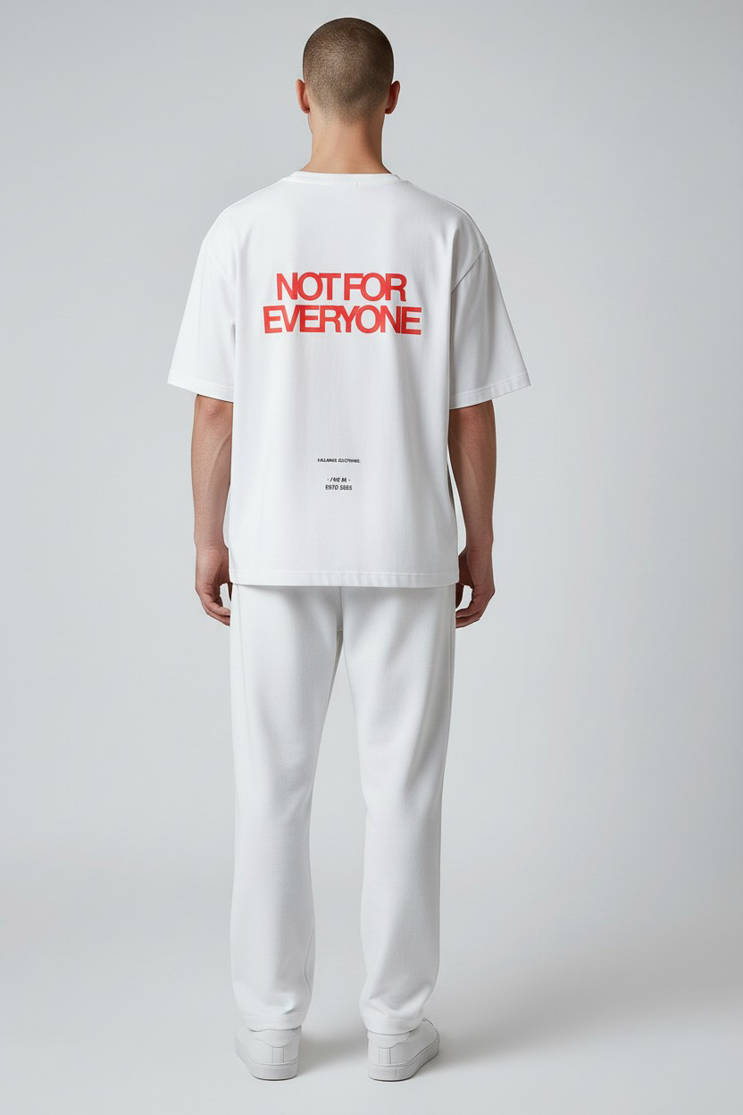“Not For Everyone” Oversized Classic Tee