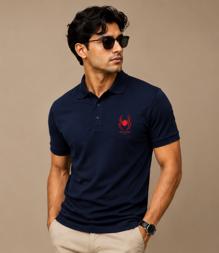 Web of Chaos Men's Polo
